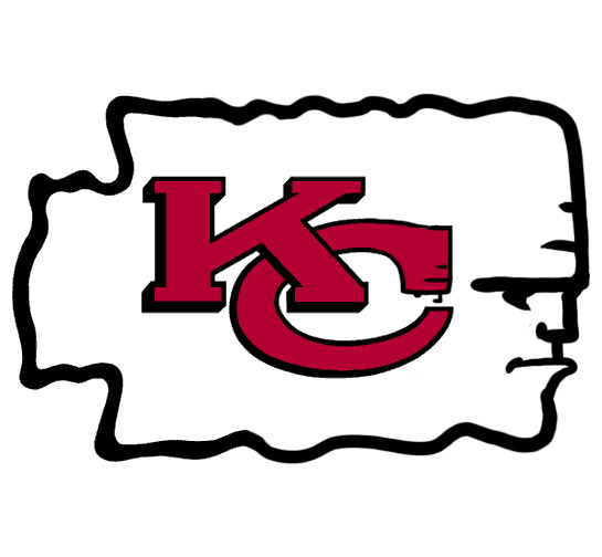 Kansas City Chiefs Manning Face Logo fabric transfer